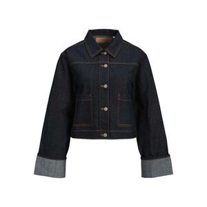 JJXX Womens/Ladies Fold Up Denim Jacket / Dark Blue